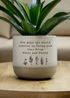 Personalised Memento Company Floral Flecked Plant Pot - One Size Image 1