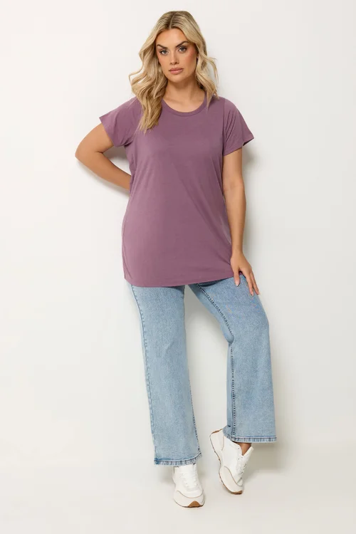 Yours 3 Pack Curve Chocolate Brown & Natural Brown Core T-Shirts - 22-24 Image 3