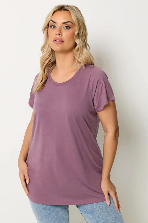 Yours 3 Pack Curve Chocolate Brown & Natural Brown Core T-Shirts - 22-24 Image 2