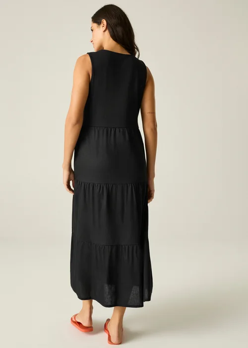 Regatta Black Tarise Tiered Midi Dress - 14 Image 2