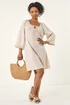 Roman Stone Petite Lace Trim Dress - 8 Image 2