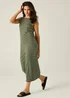 Regatta Dark Khaki Light Vanilla Stripe Amorie Midi Dress - 16 Image 3
