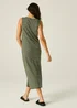 Regatta Dark Khaki Light Vanilla Stripe Amorie Midi Dress - 16 Image 2