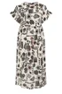 Yours Curve Ivory White Abstract Midi Dress - 18 Image 2
