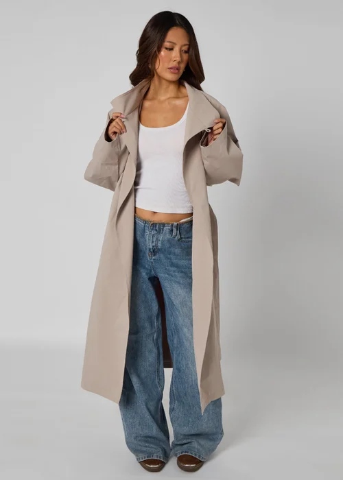 Urban Bliss Stone High Neck Trench - L Image 4