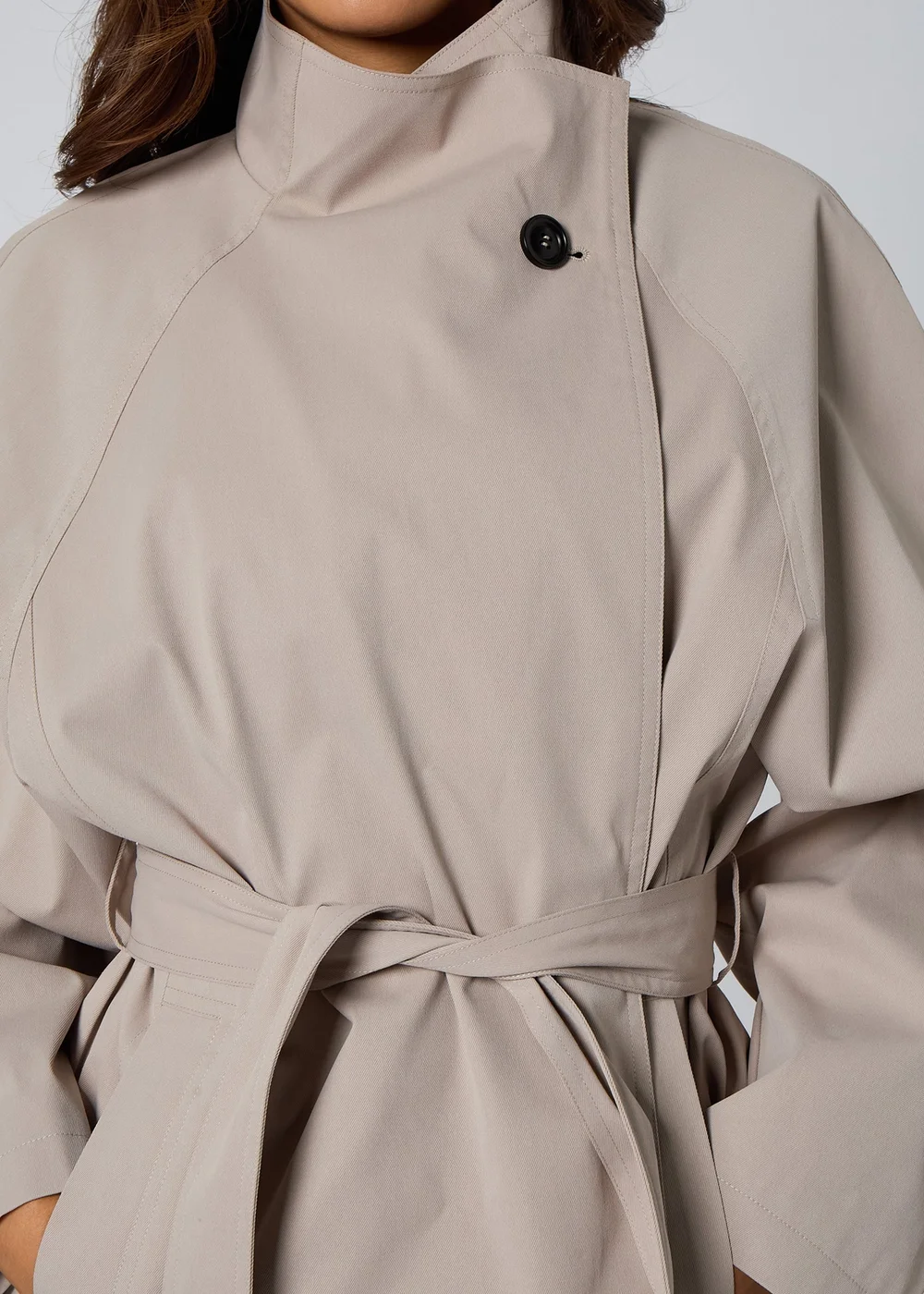 Urban Bliss Stone High Neck Trench - L Image 2