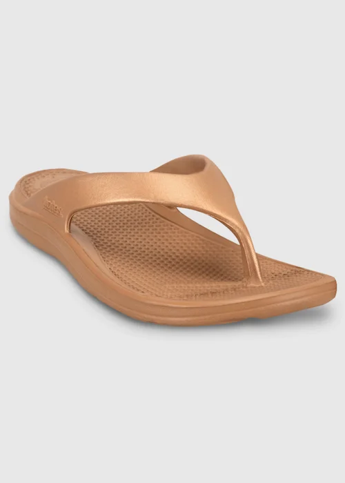 Totes Solbounce Gold Toe Post Sandals - 8 Image 3