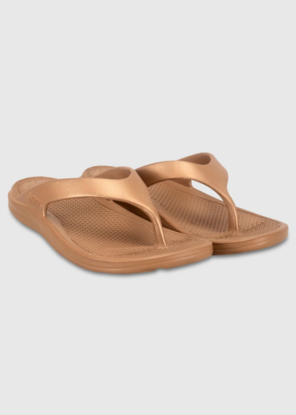 Totes Solbounce Gold Toe Post Sandals - 8 Image 2