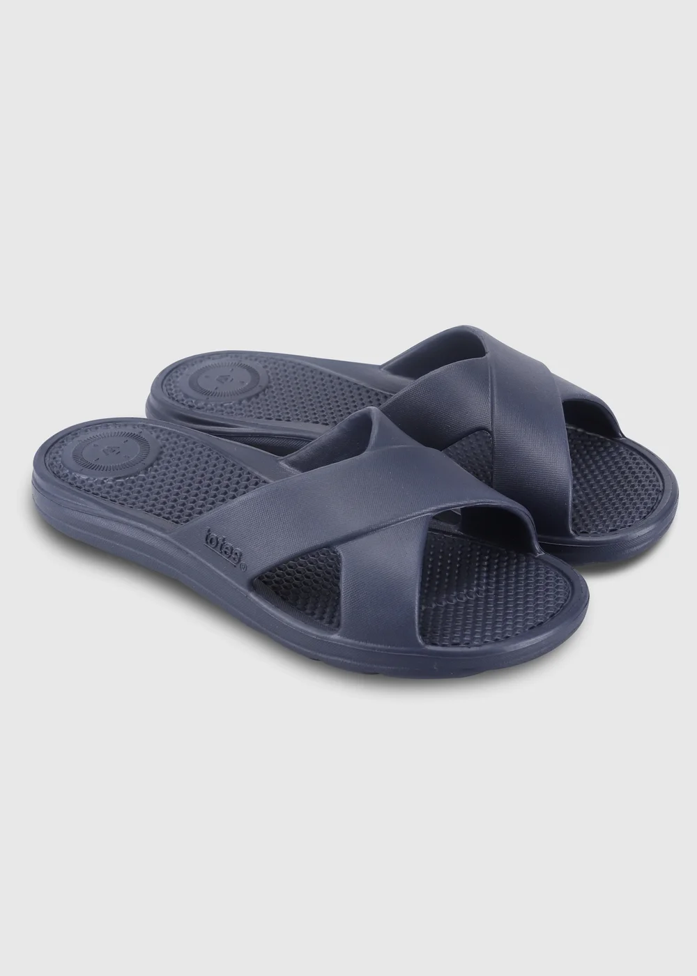 Totes Solbounce Navy Cross Sliders - 7 Image 2