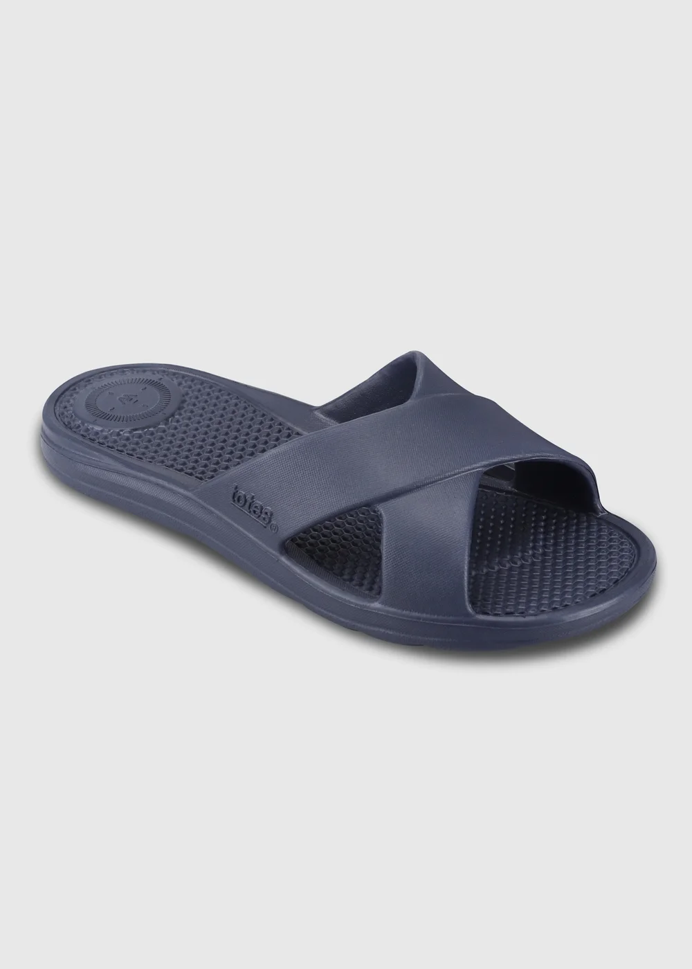 Totes Solbounce Navy Cross Sliders - 7 Image 3