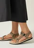 Regatta Leopard Print Black Vendeavour Sandals - 4 Image 4