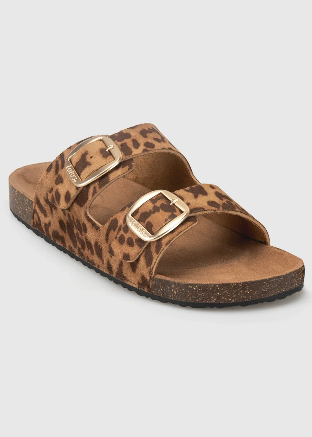 Totes Animal Print Double Buckle Sliders - 8 Image 3