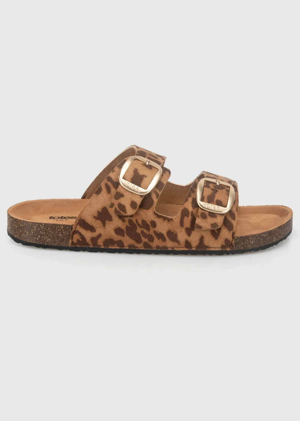 Totes Animal Print Double Buckle Sliders - 8 Image 1