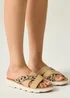 Regatta Tan Leopard Cassie Sandals - 8 Image 1