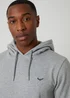 Threadbare Light Grey Cotton Blend Pullover Hoody - S Image 4