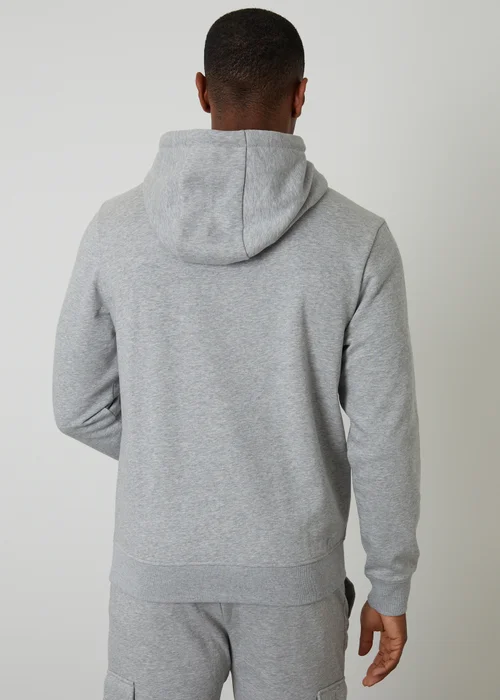 Threadbare Light Grey Cotton Blend Pullover Hoody - S Image 2