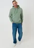 Threadbare Green Cotton Blend Pullover Hoody - M Image 3