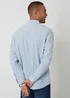 Threadbare Blue Linen Blend Long Sleeve Shirt - M Image 2