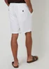 Threadbare White Linen Blend Chino Shorts - 38/L32 Image 2