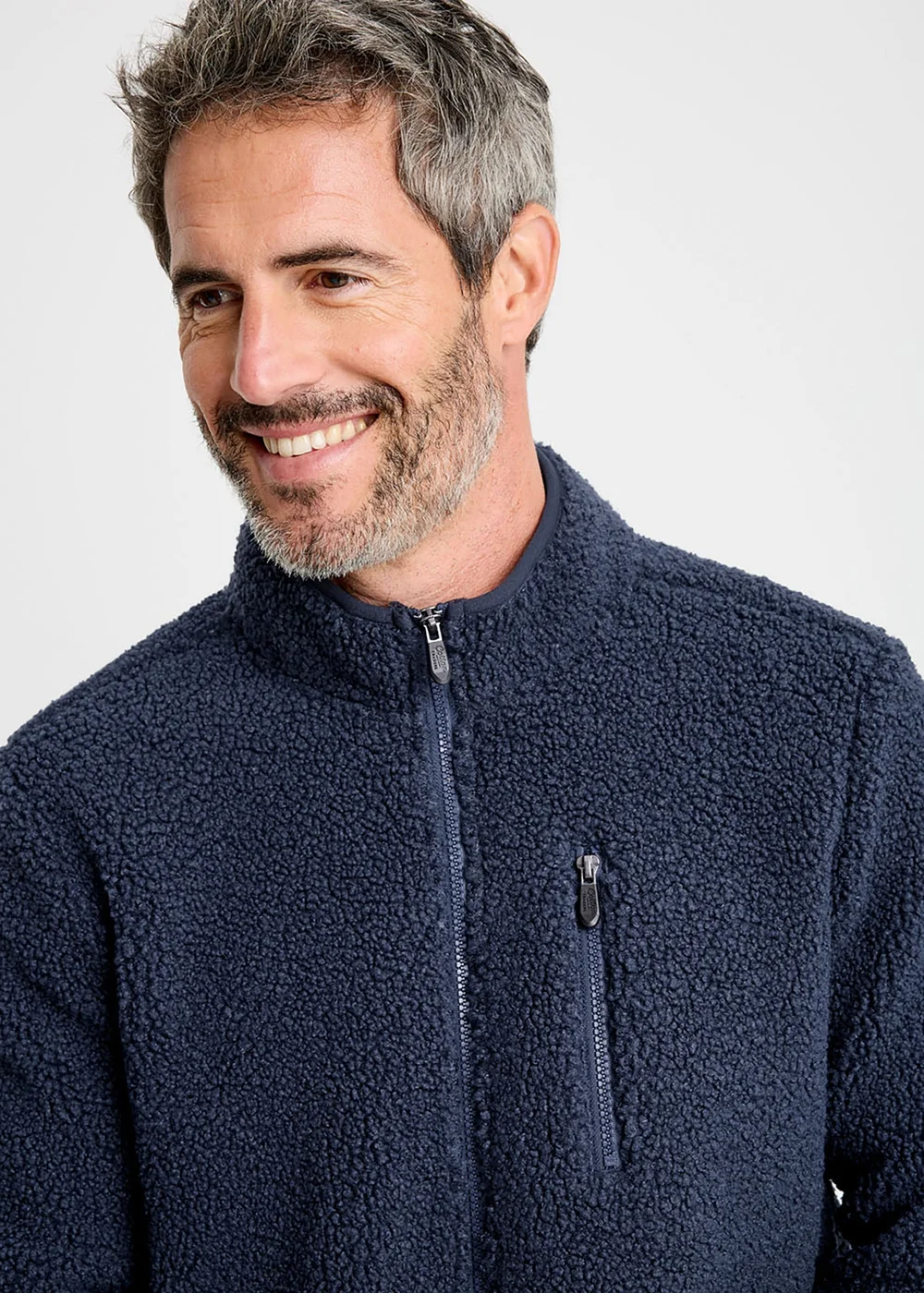 Cotton Traders Dark Sky Sherpa Fleece Jacket - 2XL Image 4
