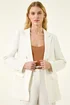 Roman Ivory Linen Mix Blazer - 14 Image 1