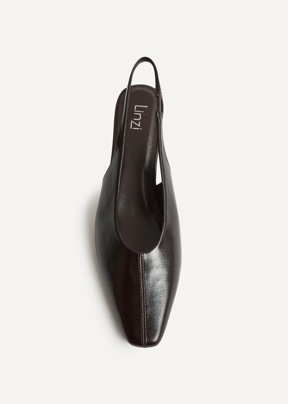 Linzi Method Brown Square Toe Court Heels - Size 7 Image 4