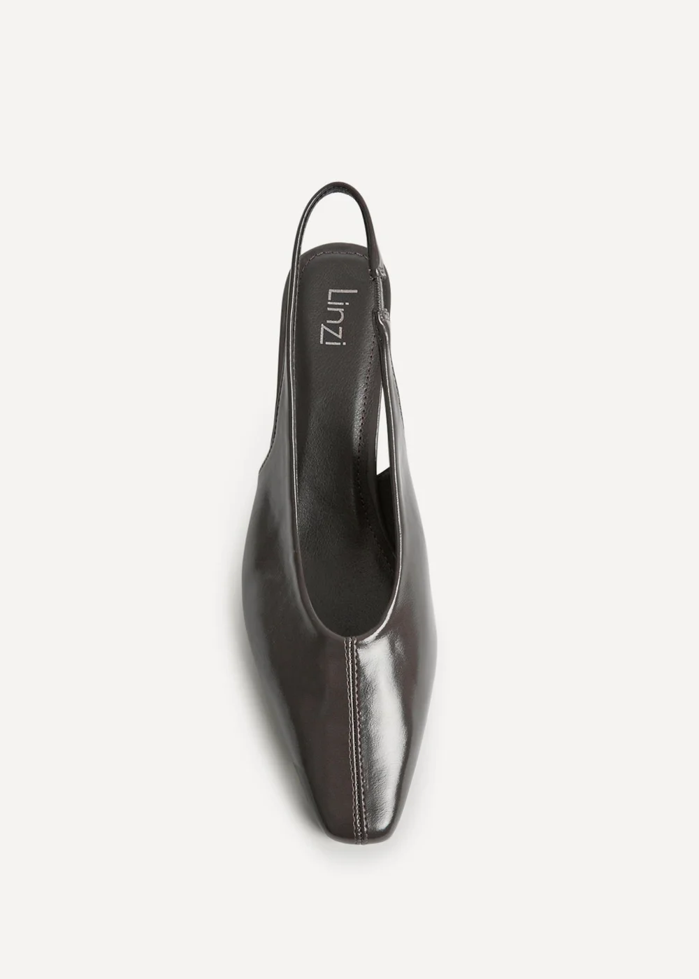 Linzi Method Grey Square Toe Court Heels - Size 7 Image 4