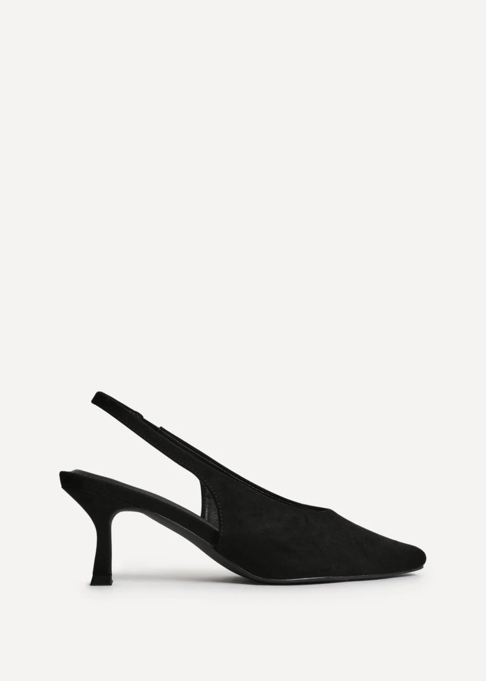 Linzi Method Black Square Toe Court Heels - Size 7 Image 2