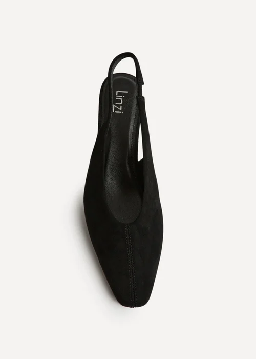 Linzi Method Black Square Toe Court Heels - Size 7 Image 4