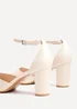 Linzi Leona Nude Faux Leather Court Heels - Size 5 Image 5