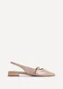 Linzi Align Nude Faux Leather Ballet Flats - Size 6 Image 2