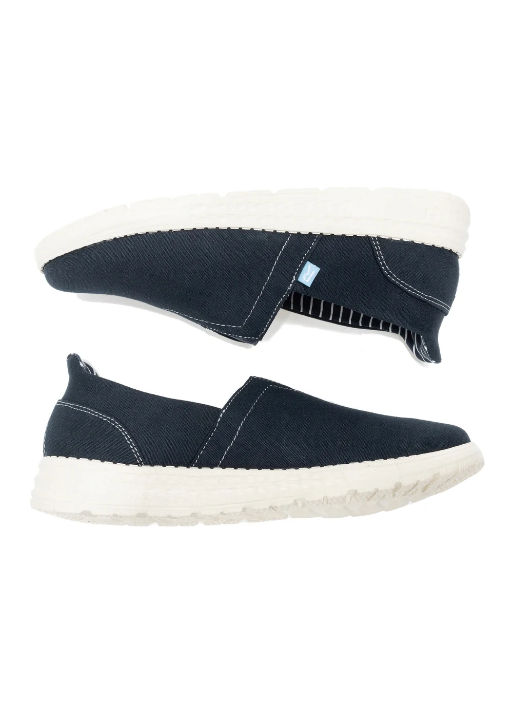 Regatta Navy Stripe Salcombe Breathable Lifestyle Shoes - 7 Image 3