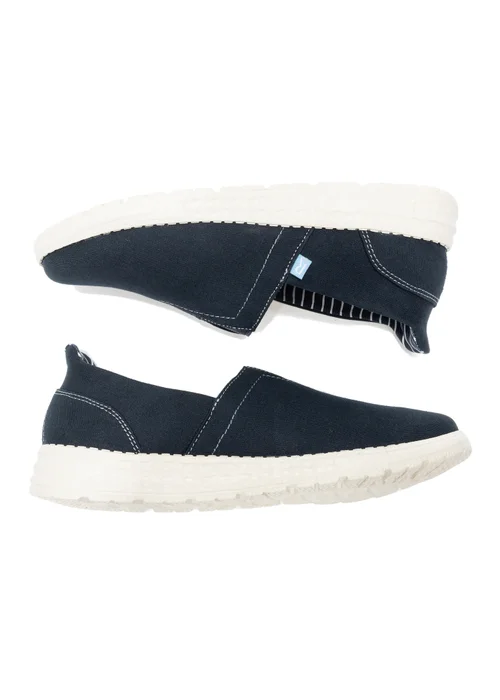 Regatta Navy Stripe Salcombe Breathable Lifestyle Shoes - 7 Image 3