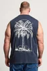 BadRhino Navy Blue Acid Wash Graphic Vest - 3XL Image 3