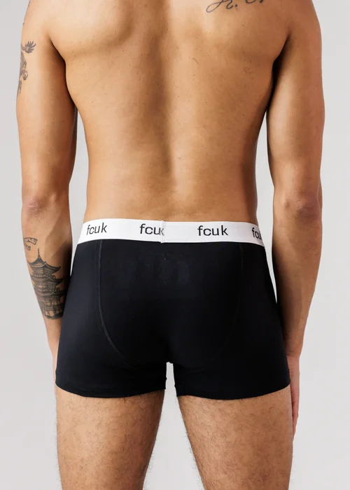 French Connection White 5 Pack FCUK Cotton Stretch Boxers - L Image 3