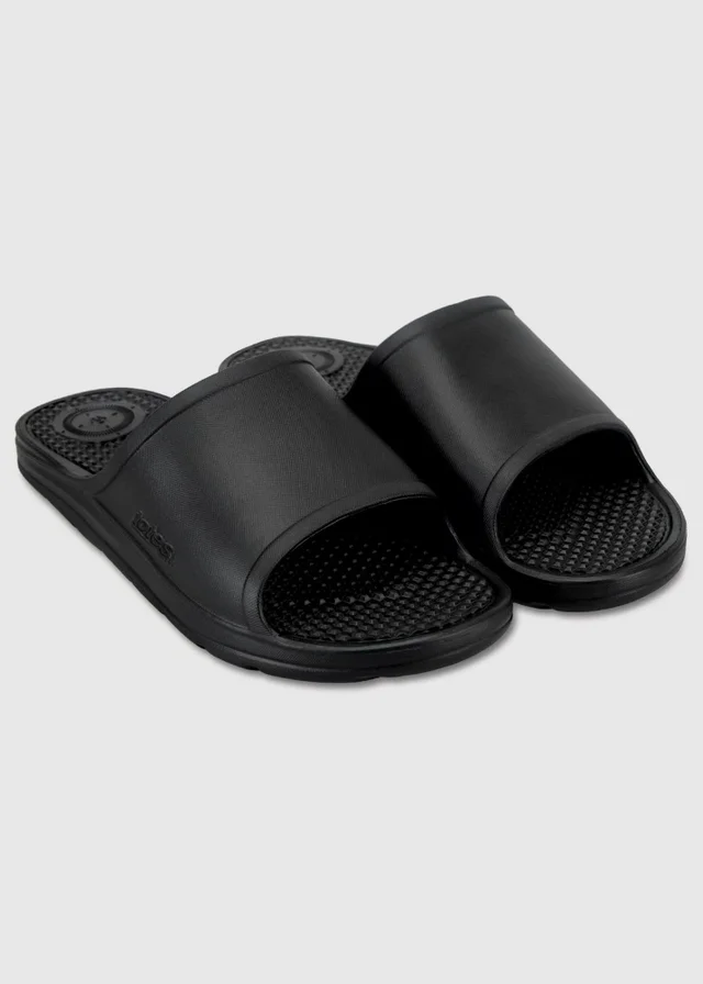 Totes Solbounce Black Sliders