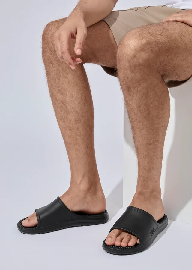Totes Solbounce Black Sliders
