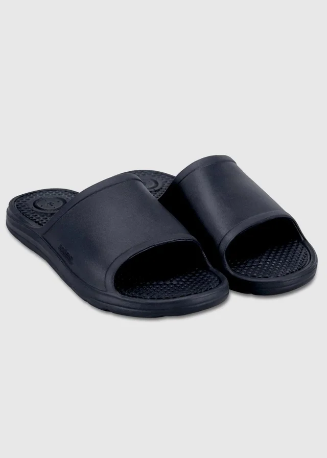Totes Solbounce Navy Sliders