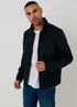 Threadbare Navy Showerproof Zip Up Harrington Jacket - S Image 1