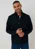 Threadbare Navy Showerproof Zip Up Harrington Jacket - S Image 5
