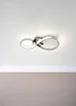 ValueLights Infinity Polished Silver Flush Light Integrated LED - One Size Image 5