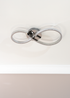 ValueLights Infinity Polished Silver Flush Light Integrated LED - One Size Image 3