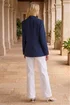 Roman Navy Smart Longline Blazer - 10 Image 3