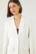 Roman Ivory Smart Longline Blazer - 20 Image 1