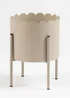 Scottish Everlastings Beige Scallop Planter - One Size Image 1
