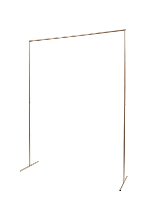 Scottish Everlastings Rose Gold Rectangle Arch Frame (2m) - One Size Image 1