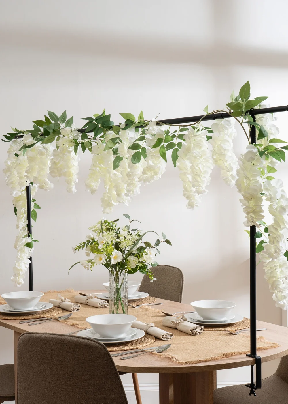 Scottish Everlastings Black Over Table Display Frame (2.5m) - One Size Image 3