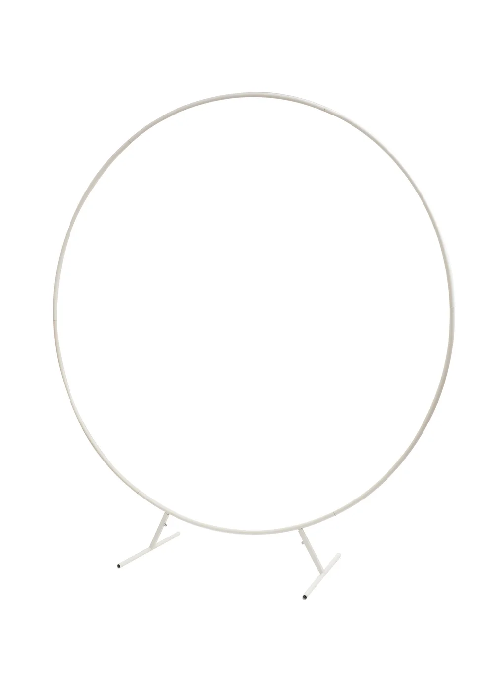 Scottish Everlastings White Round Arch Frame (2m) - One Size Image 1