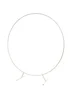 Scottish Everlastings White Round Arch Frame (2m) - One Size Image 1