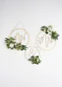 Scottish Everlastings Set 3 Beige Mr & Mrs Hoops - One Size Image 1